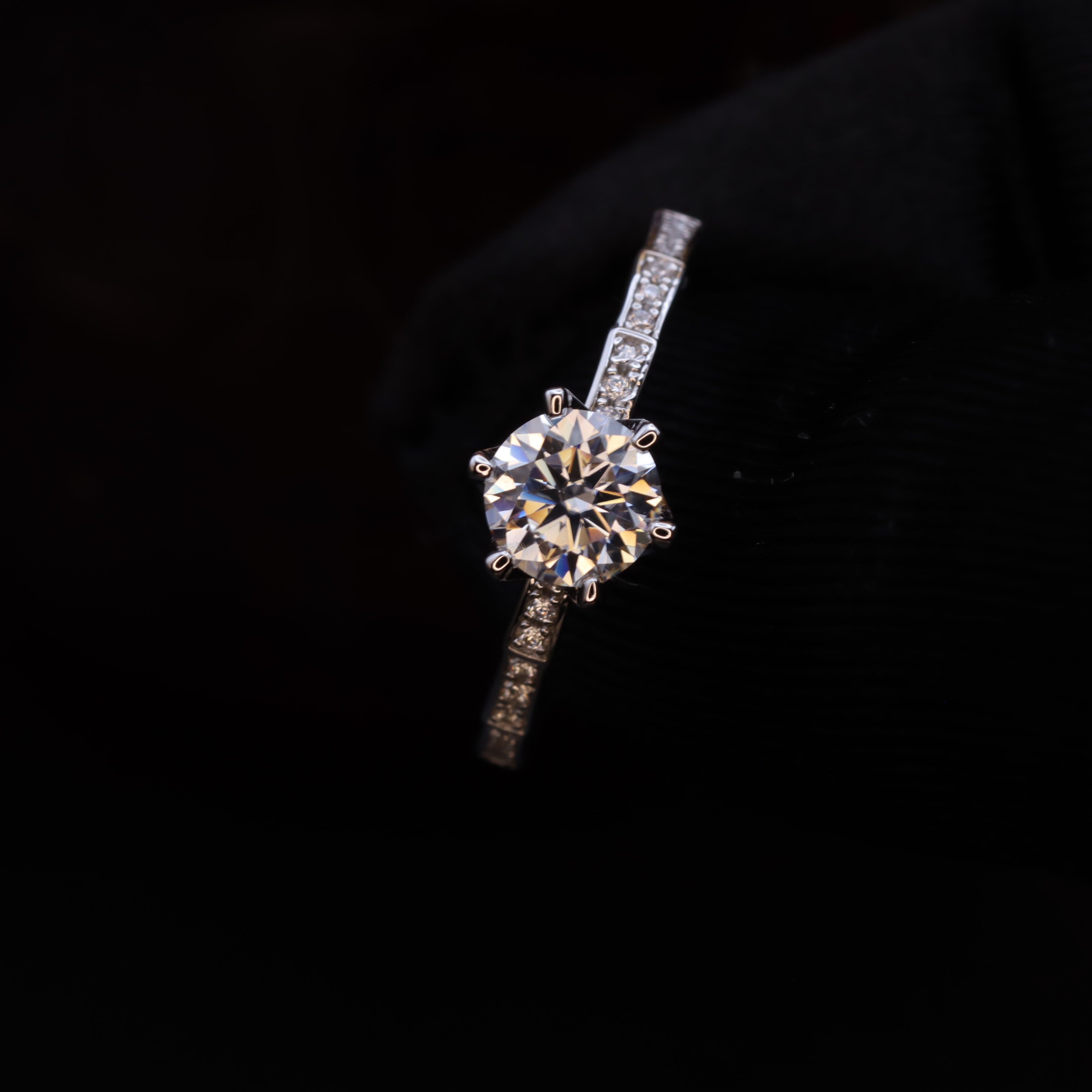 Stunning Moissanite Sparkle